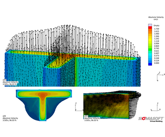 SIGMASOFT® Virtual Molding در فرآیند طراحی و ساخت قالب تزریقی